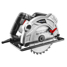 Дискова пила GRAPHITE 59G106 1800 Вт, 210 мм з лазерним індикатором і паралельною направляючою