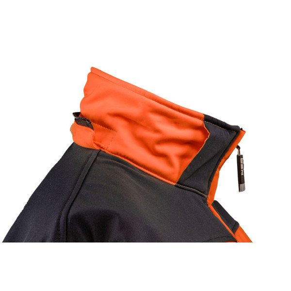 Куртка Neo Tools 81-701 Softshell підвищеної видимості, водо- та вітронепроникна