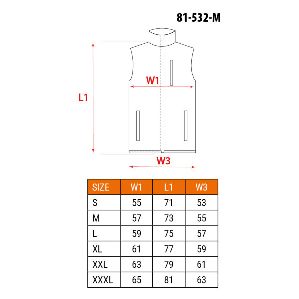 Робоча безрукавка Neo Tools 81-532 softshell