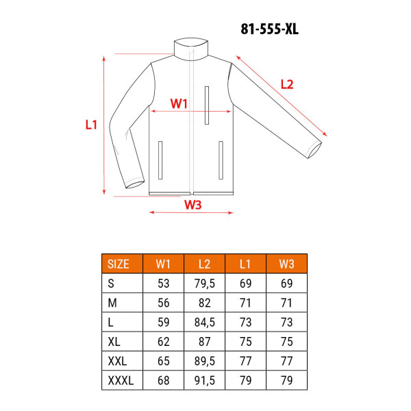 Кофта Neo Tools 81-555-XXXL, Трикотажна, Softshell