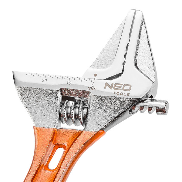 Розвідний ключ Neo Tools 03-023, 155 мм, CrV-сталь, діапазон 0-28 мм