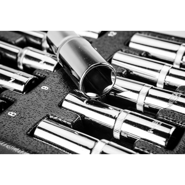 Набір подовжених головок NEO 84-243, 1/2", CrV, 8–21 мм, 14 шт.