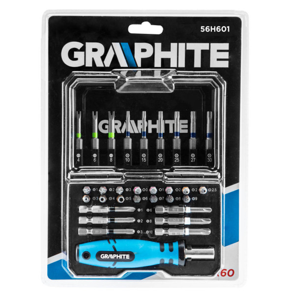 Набір біт GRAPHITE 56H602 для побутової техніки, з викруткою