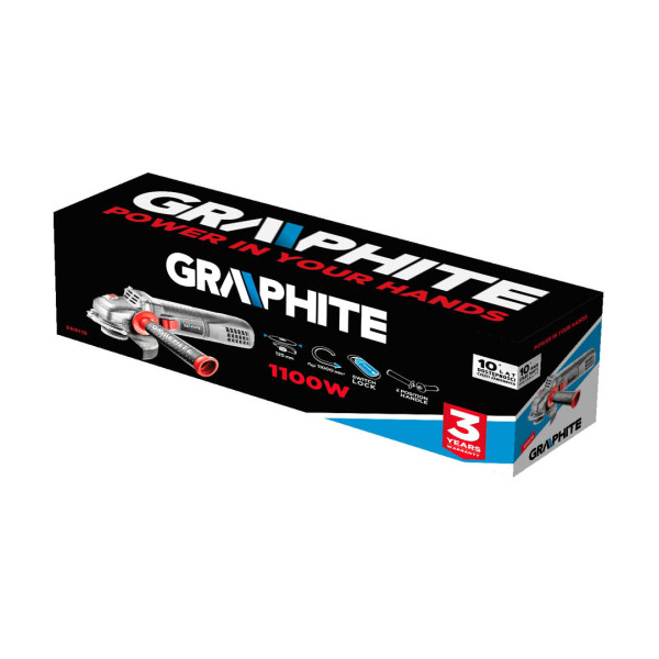 Шліфмашина GRAPHITE 59G110, 1100 Вт, 11000 об/хв, для професійного використання