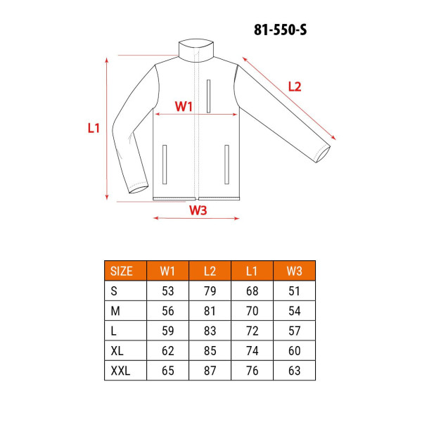 Куртка softshell Neo Tools 81-550 водо- та вітронепроникна
