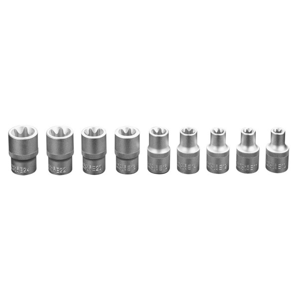 Головки змінні 1/2" Torx, набор 9 шт.