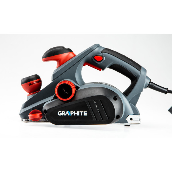 Електричний рубанок GRAPHITE 59G678, 850 Вт, 82 мм, для стругання та вибірки чверті