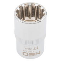 Головка змінна  Spline 1/2" 17 мм