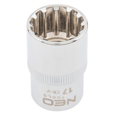 Головка змінна  Spline 1/2" 17 мм