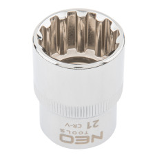 Головка змінна  Spline 1/2" 21 мм