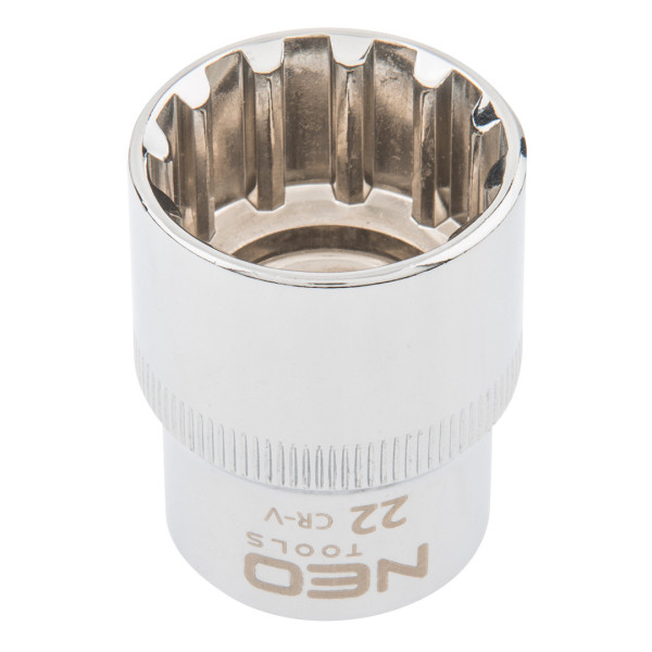 Головка змінна  Spline 1/2" 22 мм