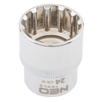 Головка змінна  Spline 1/2" 24 мм