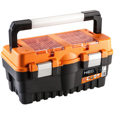 Ящик для інструментів 18" NEO TOOLS 84-102 пластиковий з органайзером та алюмінієвими замками