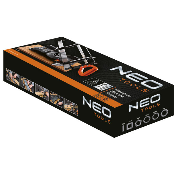 Стусло-куторіз NEO Tools 44-600, довжина полотна 600 мм, 18 TPI, робочі кути 15–90°