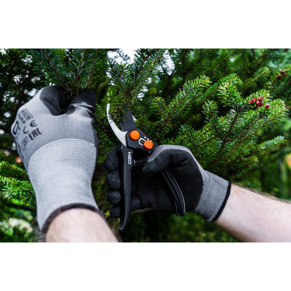 Рукавиці робочі Neo Tools 97-617 з латексним покриттям, захисні, розмір 8", 9", 10" XL