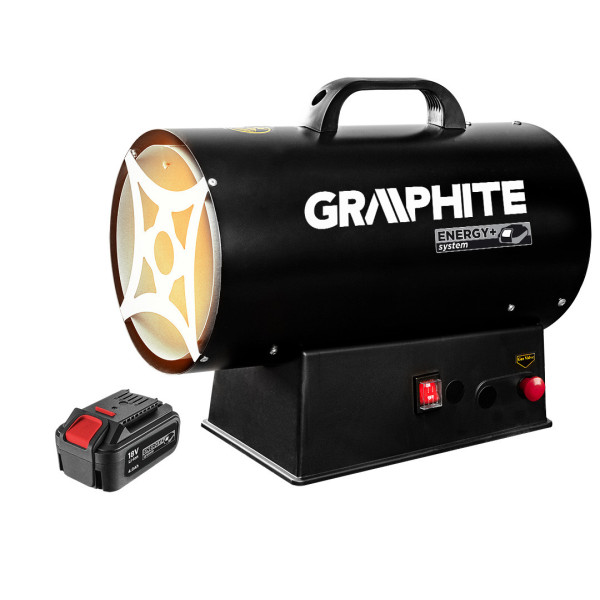 Газовий обігрівач Graphite 58GE100 15 кВт з п’єзорозпалом і захистом від перегріву