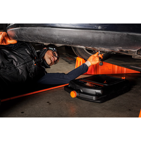 Чаша для зливу оливи NEO TOOLS 10-801, переносна, з кришкою, 12 л, HDPE з УФ-стабілізатором