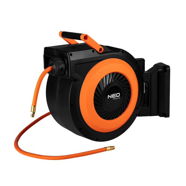 Котушка + пневматичний шланг NEO TOOLS 10-700, композитна, 15 м+1 м, 20 бар, 1/4?