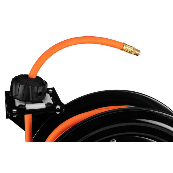 Пневматична котушка NEO TOOLS 10-701 HEAVY DUTY, металева, шланг 9,5x15,8 мм, 15+1 м