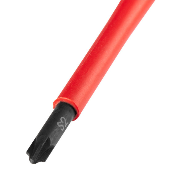 Викрутка діелектрична NEO Tools 04-219 SL/PZ1 x 80 мм, до 1000 В, сталь S2, VDE