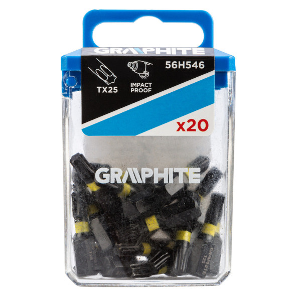 Ударні коронки TX25 x 25 мм, 20 шт.