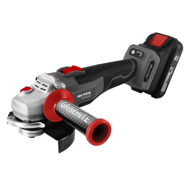 Кутова шліфувальна машина GRAPHITE 58GE142 Adjustable 125 мм, безщітковий двигун, 9200 об/хв