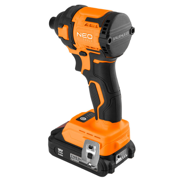 Безщітковий шуруповерт NEO TOOLS 04-612, 300 Нм, 1/4", Energy+, без АКБ та зарядного пристрою