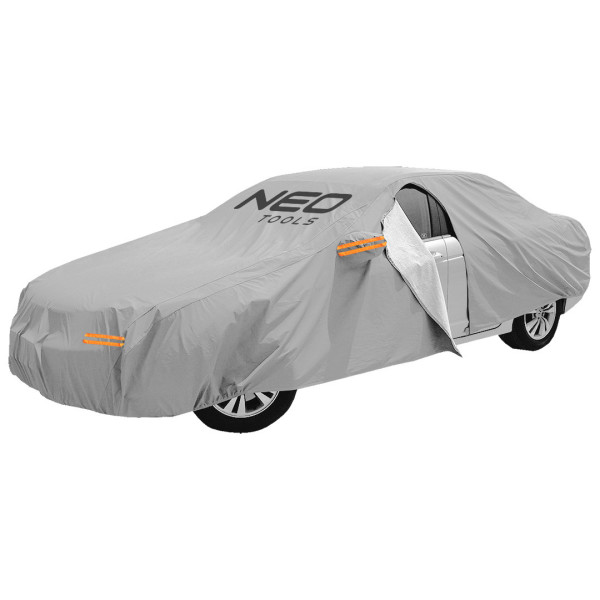 Автомобільний чохол XL NEO TOOLS 10-475, двошаровий PEVA+бавовна, водонепроникний, 530x180x120 см