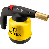 Газова паяльна лампа TOPEX 44E140 для картриджів 190 г, 1.9 кВт, п’єзорозпал, 1350°C