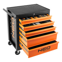 Візок для інструментів Neo Tools 84-214-6 з 5 ящиками та набором професійних інструментів