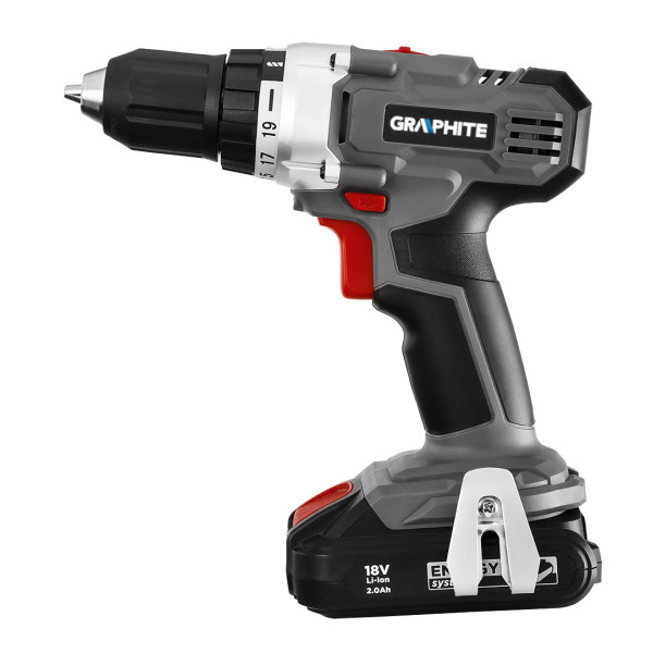 Акумуляторний дриль-шуруповерт GRAPHITE 58G000, 18 В, Li-Ion, без акумулятора