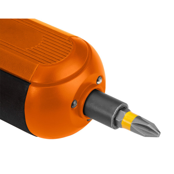 Акумуляторна викрутка NEO TOOLS 04-199 4 В, USB-C, 25 біт, адаптер, кейс