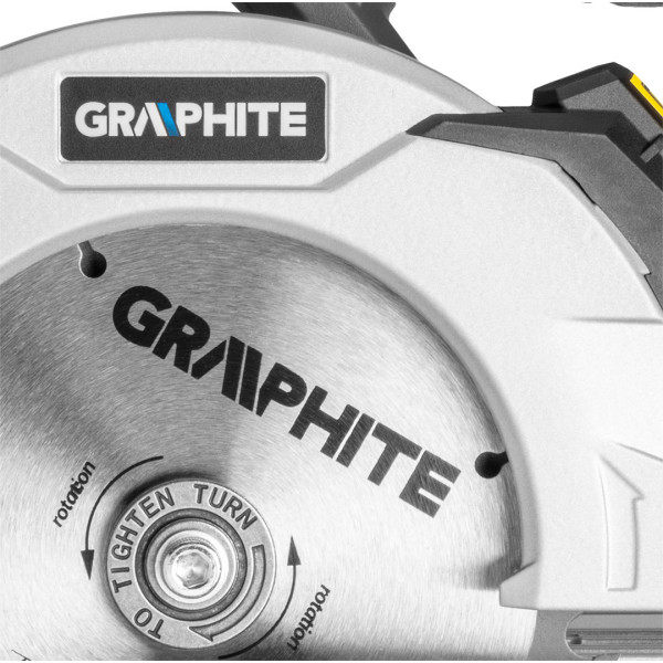 Дискова пила GRAPHITE 58G008, 18 В Li-Ion, 150 мм, без АКБ і ЗП