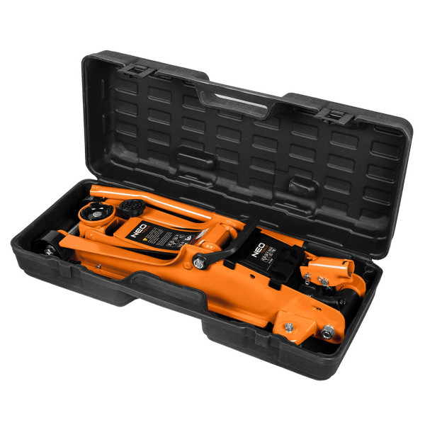 Домкрат «жаба» NEO TOOLS 11-733, 2,5 т, низькопрофільний 85–385 мм