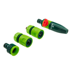 Прямий зрошувач Verto 15G711 з муфтами та конектором 1/2"