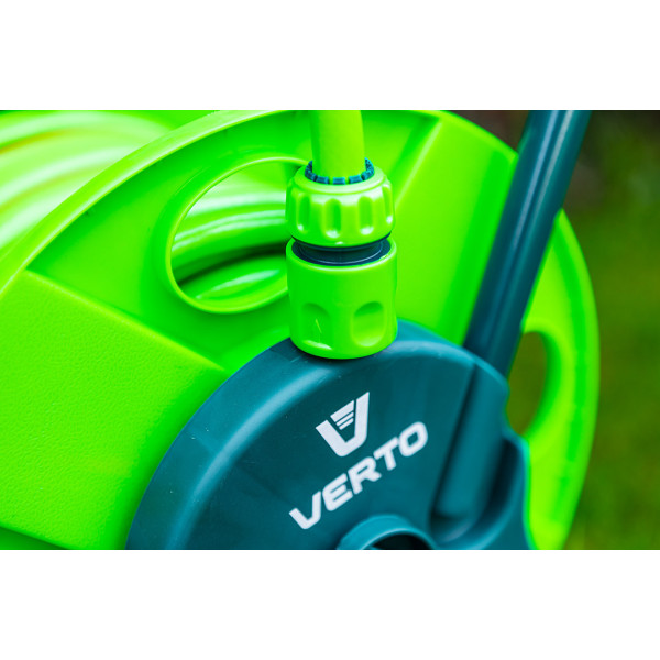 Катушка Verto 15G790, підходить для шлангів діаметром 1/2", 5/8", 3/4".