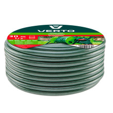 Поливальний шланг Verto 15G800 Economic 1/2" x 30 м, 20 бар, міцний та еластичний.