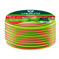 Шланг для поливу Verto 15G822 Professional 1/2" x 50 м, міцний та надійний