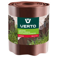Садовий бордюр VERTO 15G514, 9 м x 15 см, коричневий, гнучкий та міцний