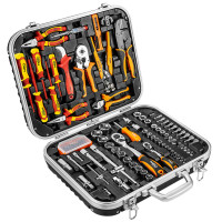 Чемодан електрика NEO TOOLS 01-310, 108 предметів, інструмент до 1000 В