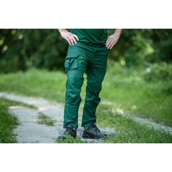 Штани робочі NEO TOOLS 81-286, джогери OUTDOOR, зелені, бавовна XL