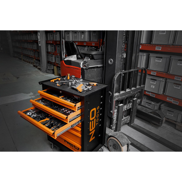 Шафа для інструментів NEO TOOLS 7 шухляд + 129 інструментів, артикул 84-222-9