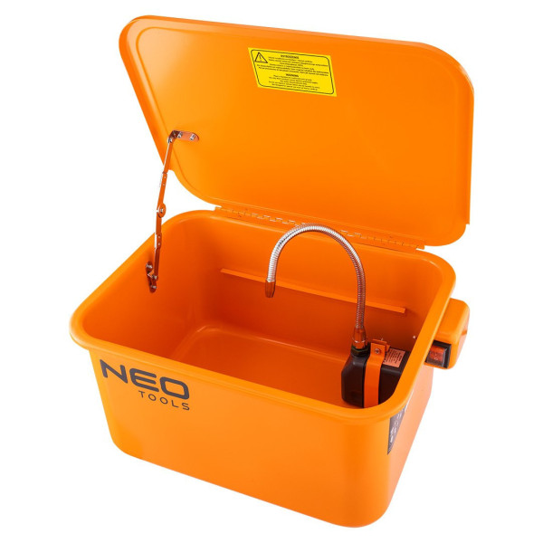 Мийка для деталей Neo Tools 10-812, 13 л, електрична, 230В, гнучка трубка 350 мм