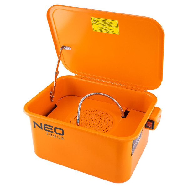 Мийка для деталей Neo Tools 10-812, 13 л, електрична, 230В, гнучка трубка 350 мм