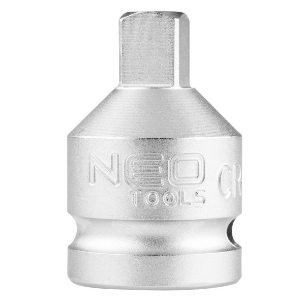 Набір перехідників для торцевих ключів Neo Tools 10-240, 6 шт., CRV, розміри 1/4", 3/8", 1/2", 3/4"