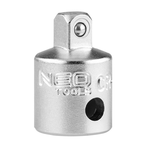 Набір перехідників для торцевих ключів Neo Tools 10-240, 6 шт., CRV, розміри 1/4", 3/8", 1/2", 3/4"