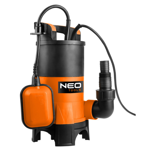 Погружний насос для брудної води Neo Tools 04-745, 400 Вт, макс. напір 7 м, 8000 л/год
