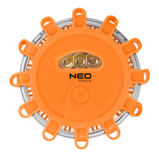 Дорожня сигнальна лампа NEO TOOLS 99-128, 12+3 LED, 5 режимів, магніт