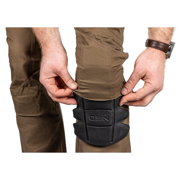 Робочі штани Mix&Match Canvas NEO TOOLS 81-287-1, коричневі, кишені для інструментів L