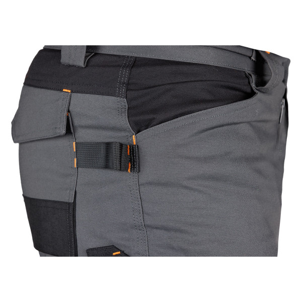 Робочі штани NEO TOOLS 81-350-2 Mix&Match Canvas, посилення Cordura, сіро-чорні S